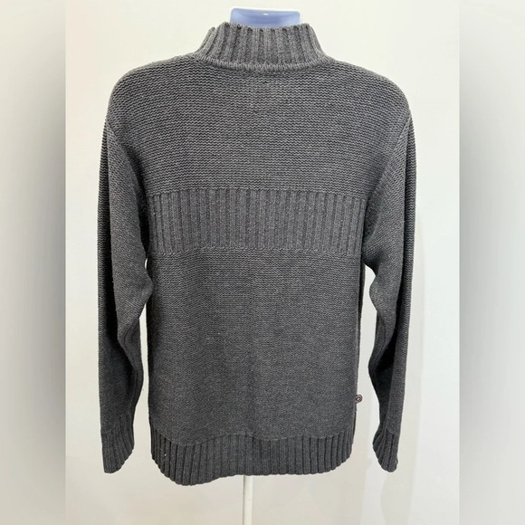 PACO RABANNE SPORT Men’s Y2K gray mock neck sweater size XL. - Picture 5 of 14
